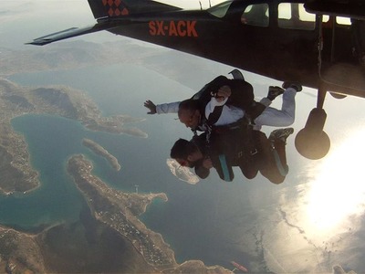 Tandem skydive from 3500m in Athens Tandem skydive from 3500m in Athens