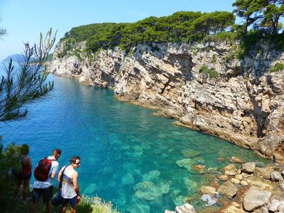 Hiking excursion on Kolocep Island, near Dubrovnik Hiking excursion on Kolocep Island, near Dubrovnik